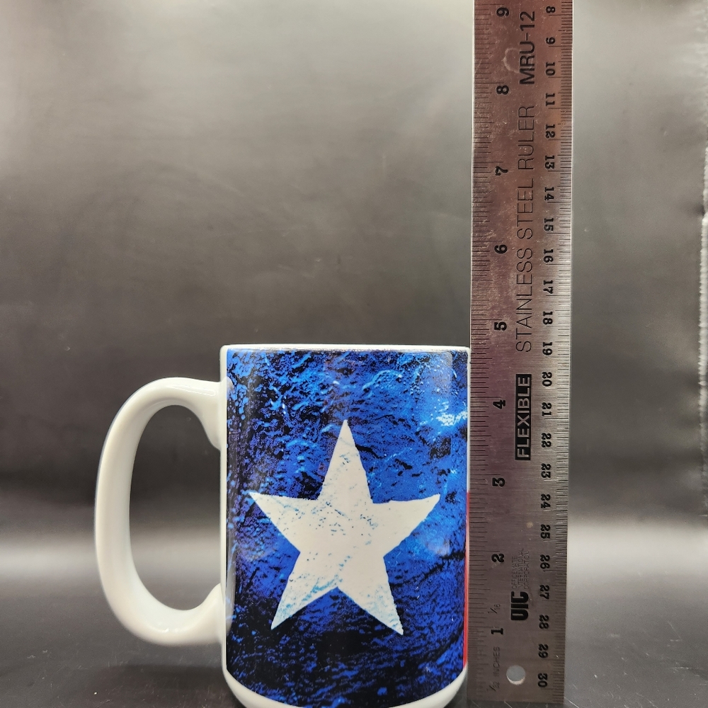 Ceramic Texas Flag Red, White & Blue Coffee/Tea Mug - Picture 7 of 8
